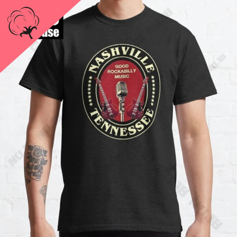 Stray Cats Rock Classic Cotton T-Shirt | American Rockabilly Band Fan Tee | Hipster Streetwear for Men, Boys, and Girls - Premium T-Shirt from Lizard Vigilante - Just $23.88! Shop now at Lizard Vigilante