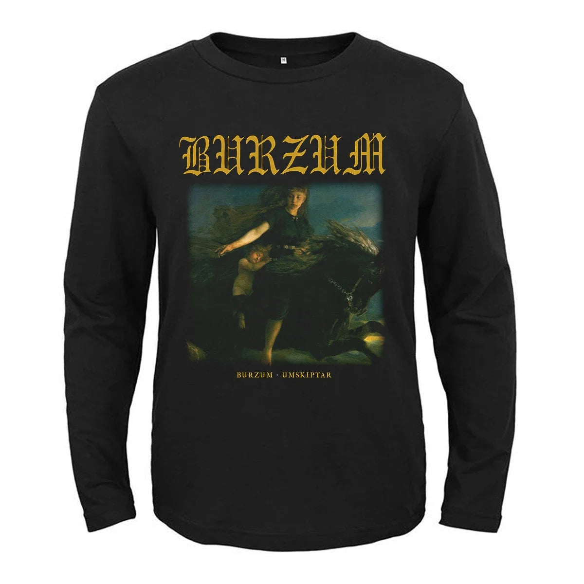 Burzum Heavy Metal Band Printed Long Sleeve T-Shirt For Fans of Metal - Premium T-Shirt from Lizard Vigilante - Just $24.99! Shop now at Lizard Vigilante