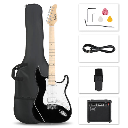 Riff Ritual – Glarry GST Electric Guitar Set with Amp for Stage-Worthy Mayhem - Premium electric guitar from dsers - Just $288.99! Shop now at Lizard Vigilante