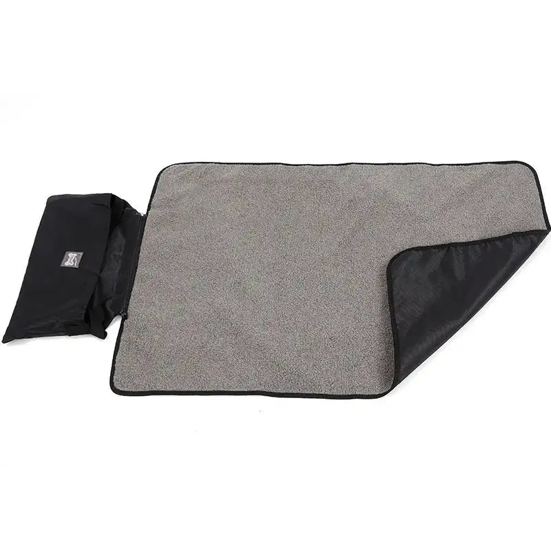 Foldable Pet Blanket Mat Waterproof Folding Washable Dog Sleeping Bag with Strap for Dog Travel Camping Accessories