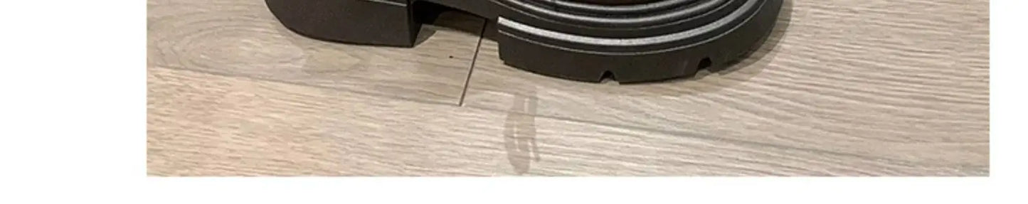 Women’s Lace-Up Ankle Boots – Med Hoof Heel Lolita Rock Round Toe PU Leather Winter Footwear | Solid Rubber Sole, Handmade Classic Street Style - Premium boot from dsers - Just $96.66! Shop now at Lizard Vigilante