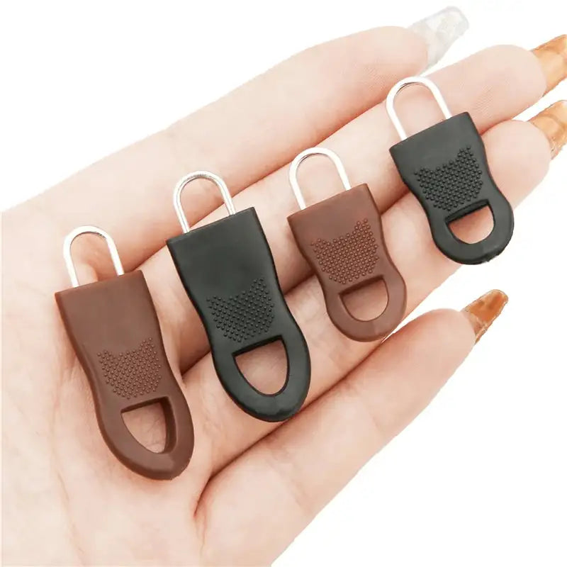 Zipper Slider Replacement Zipper Puller Tag Fixer Repair Kit Zipper for Sewing Clothes Travel Bag Suitcase Clothes Tent Backpack