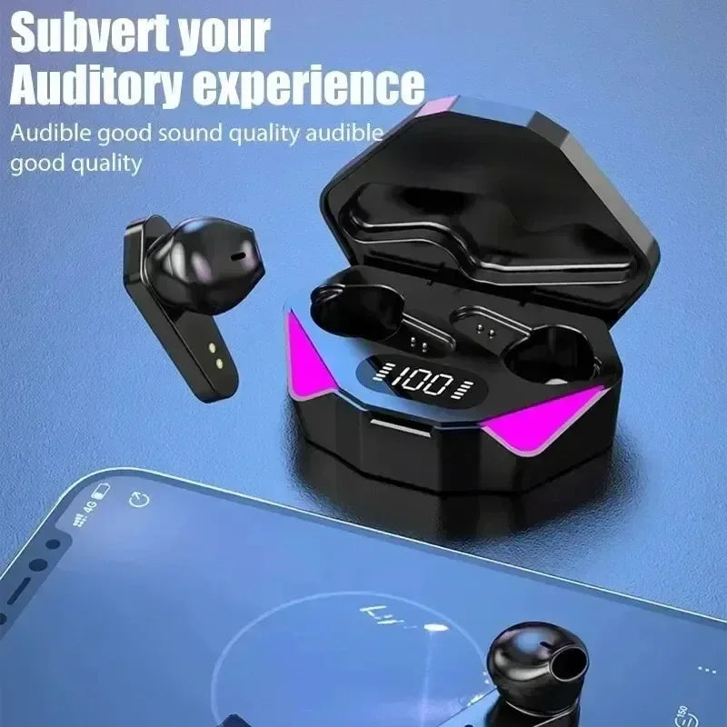 NEW X15 TWS Bluetooth Wireless Earphones – Gamer Headset with 65ms Low Latency, Active Noise-Cancellation, and Mic - Premium earphones from dsers - Just $18.88! Shop now at Lizard Vigilante