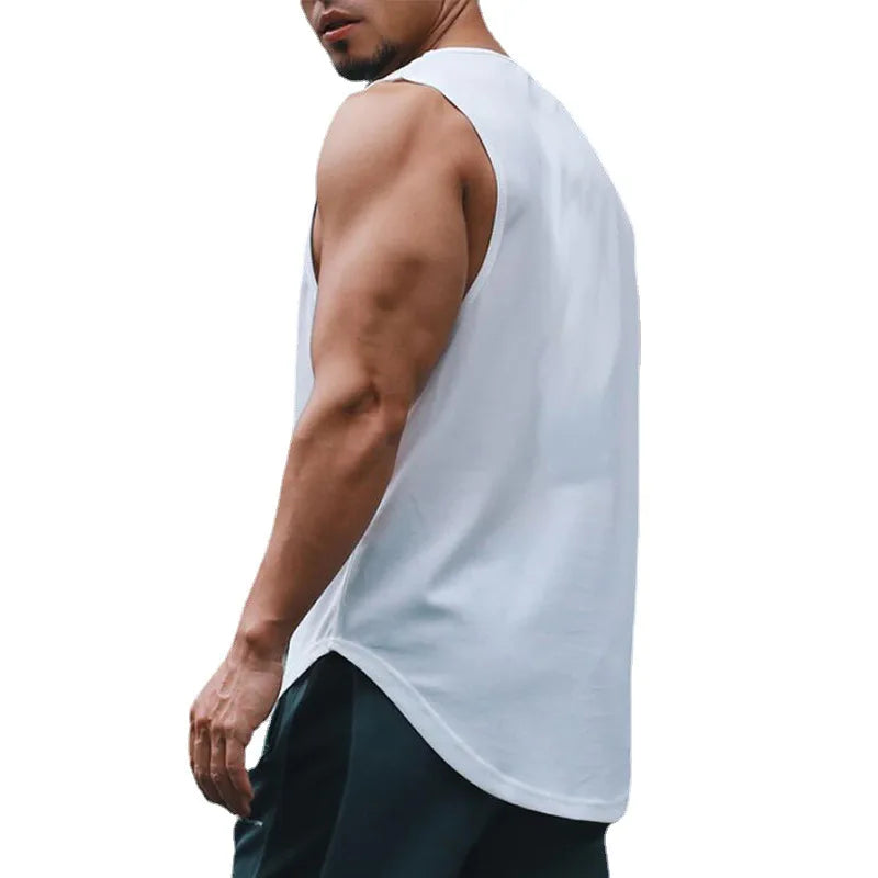 Summer Men's Gym Tank Top Fitness Training Clothing Quick-drying Loose Bodybuilding Sleeveless Shirt Men Fashion Basketball Vest - Premium  from Lizard Vigilante - Just $13.99! Shop now at Lizard Vigilante
