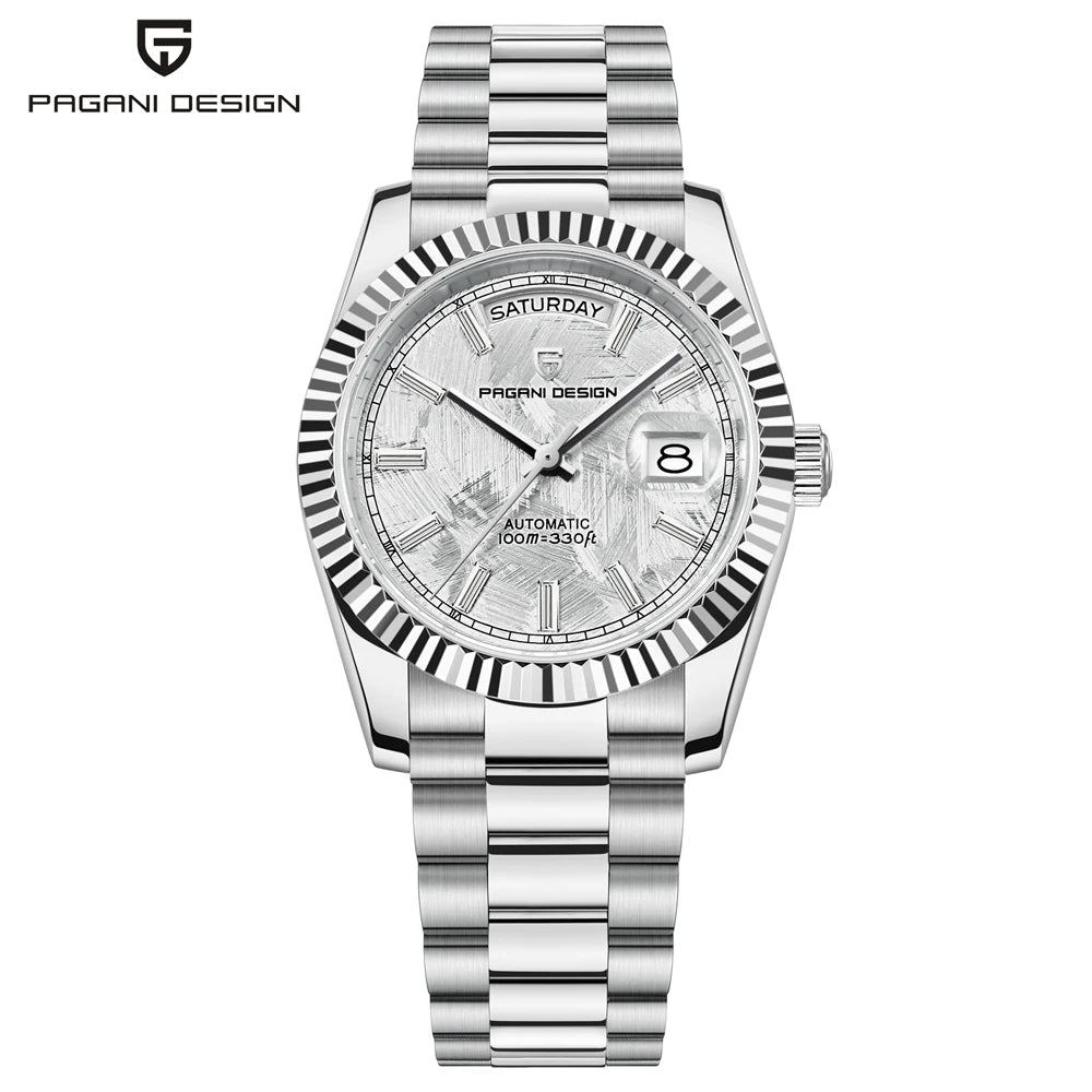 PAGANI DESIGN 2024 New Men's Watches Mechanical Top brand Luxury Automatic Watch For Men AR Sapphire glass Calendar Wrist watch - Premium  from Lizard Vigilante - Just $110.99! Shop now at Lizard Vigilante