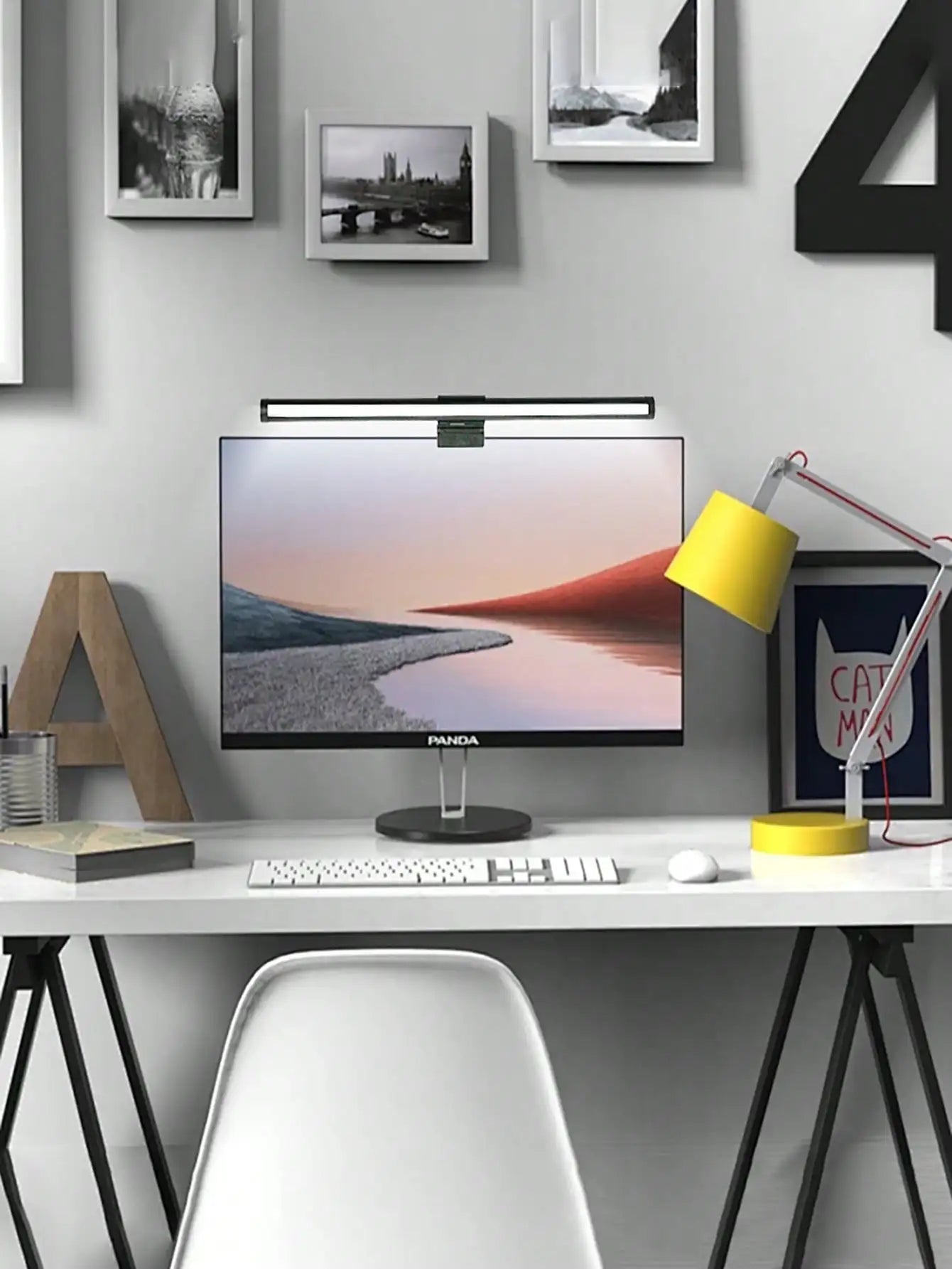 RGB Monitor Light Bar Computer Screen Hanging Lights Atmosphere Table Lamp Reading Night Lights Gaming Monitor Dimming Lights