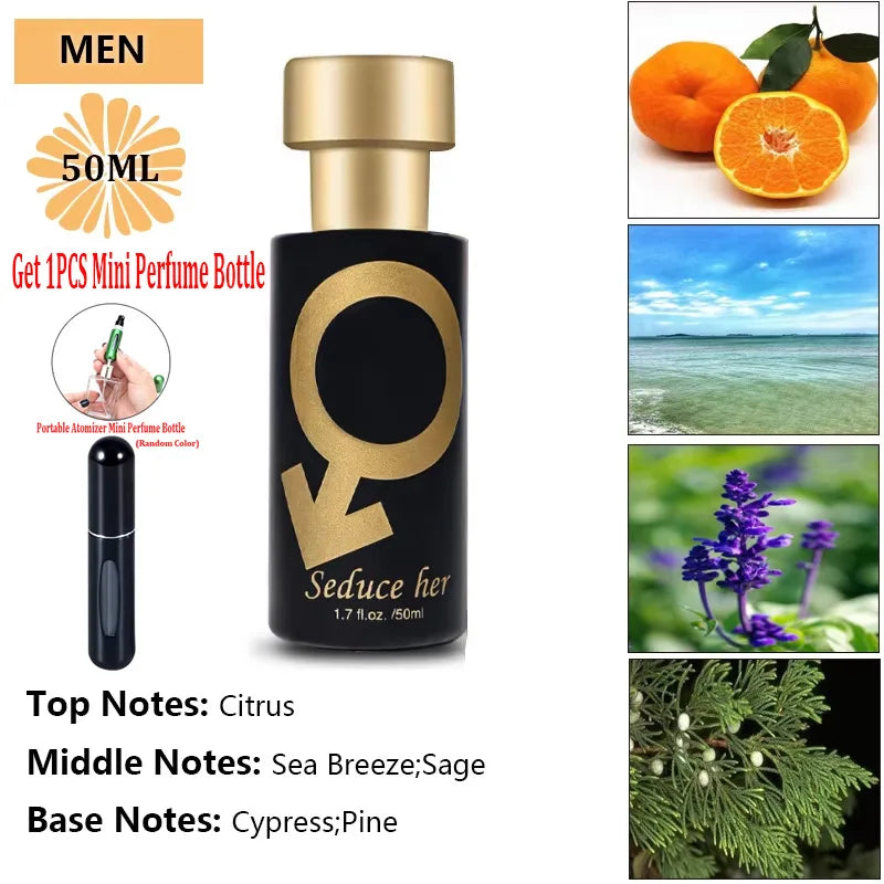 Perfume Spray Pheromone Flirting Seduction Charming Air Refreshing Skin Mist Lasting Fragrance Party Dating Perfume 50ML/95ML
