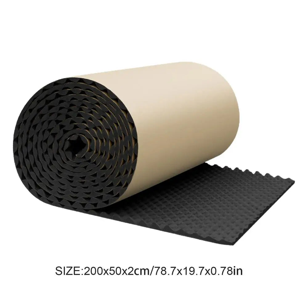 Sound Absorbing Panel Sound Pads Acoustic Panels Self Adhesive Acoustic Barrier for Car Studio Waterproof Sound Proof Padding
