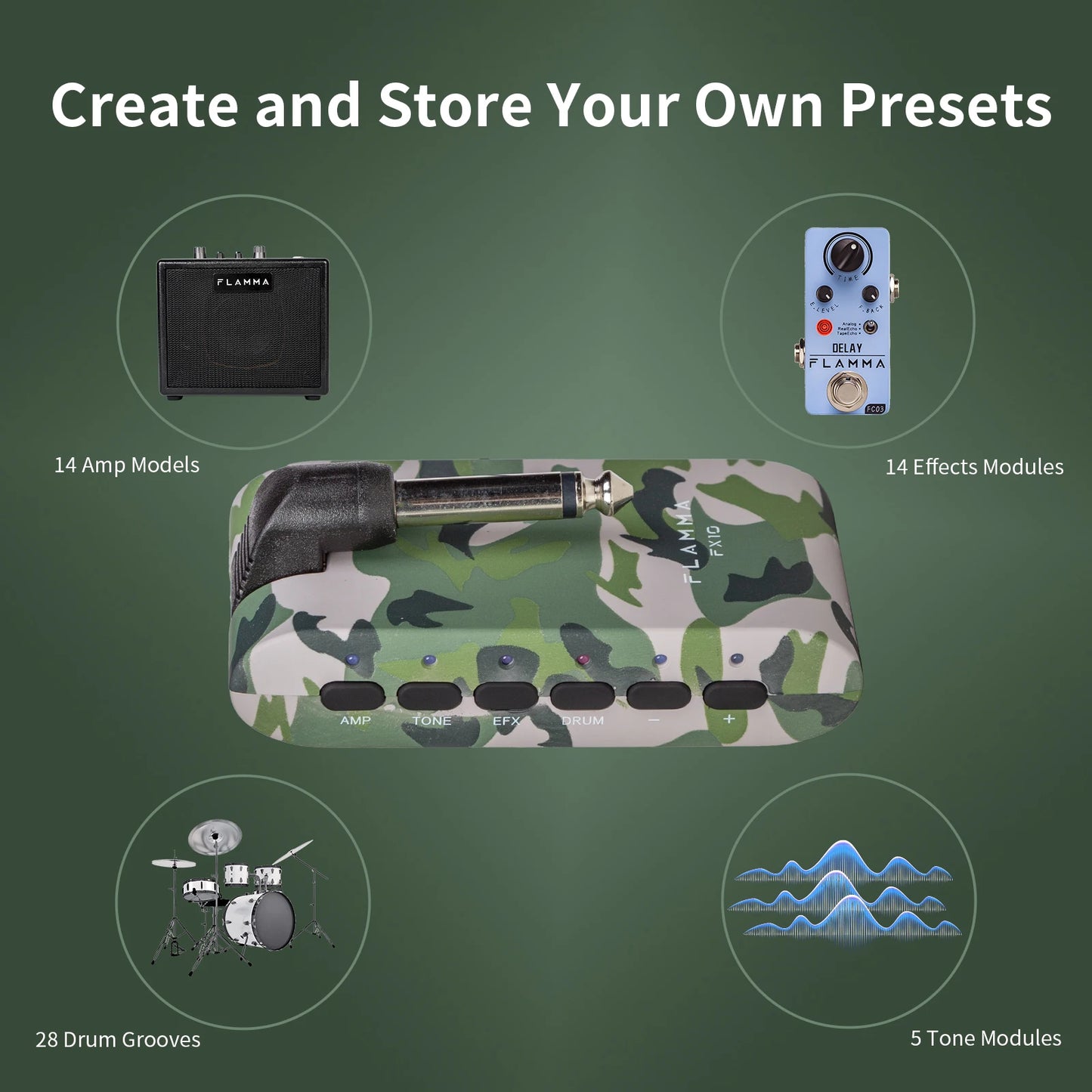 🔥 FLAMMA FX10 Heavy Metal Headjack | Portable Guitar Amp of the Gods 🎸⚡