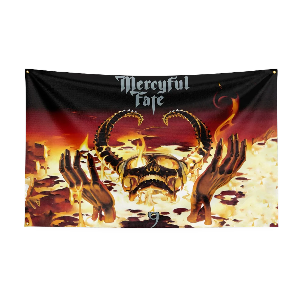 Mercyful Fate Heavy Rock Band Flag – 3x5 Ft Polyester Wall Art and Outdoor Tapestry - Premium flag from Lizard Vigilante - Just $15.99! Shop now at Lizard Vigilante