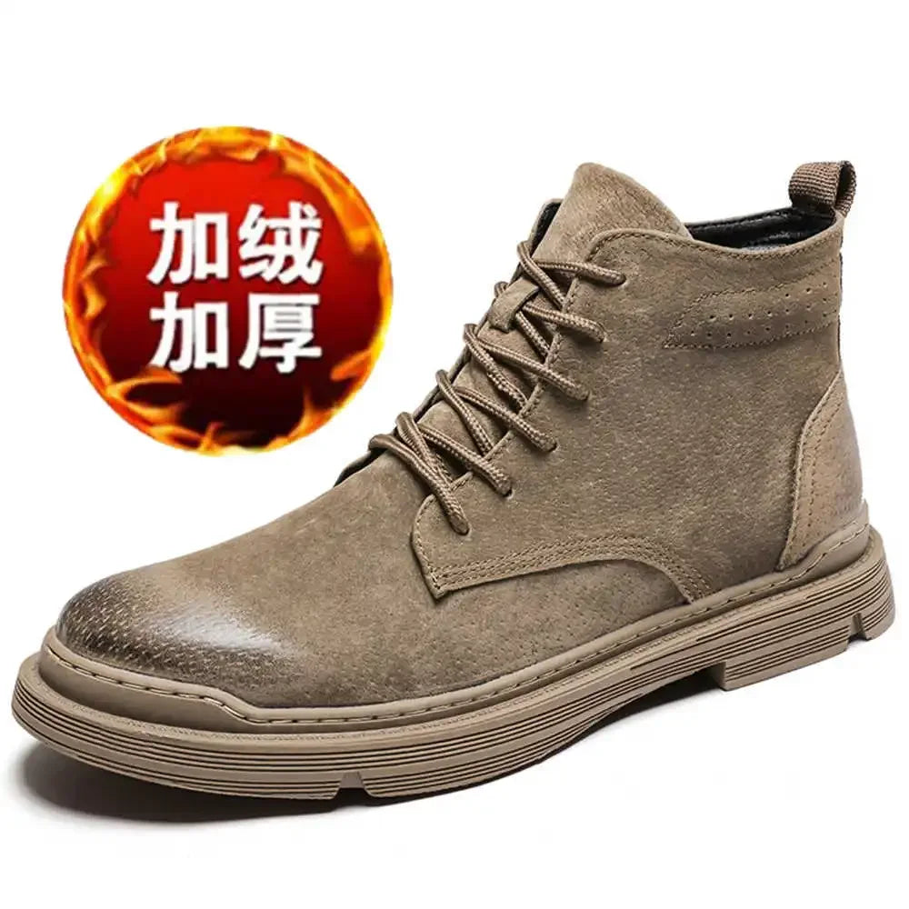 Men’s Chunky Barrel Sports Sneakers – Trendy Casual Trainers for Everyday and Outdoor Adventures - Premium boots from Lizard Vigilante - Just $44.88! Shop now at Lizard Vigilante