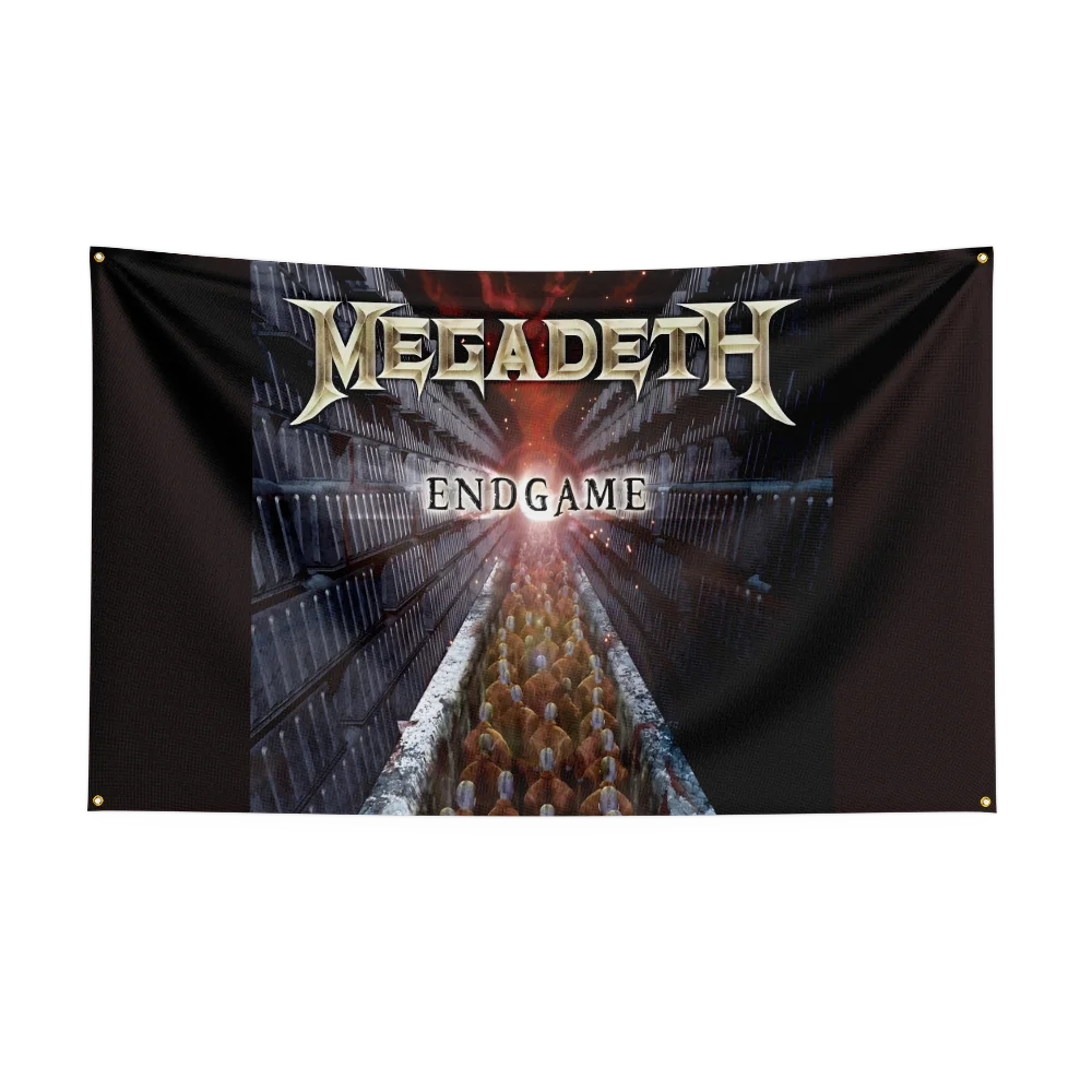 Megadeth Band Flag – Heavy Metal Rock Polyester Banner for Bedroom & Outdoor Wall Art - Premium flag from Lizard Vigilante - Just $17.99! Shop now at Lizard Vigilante