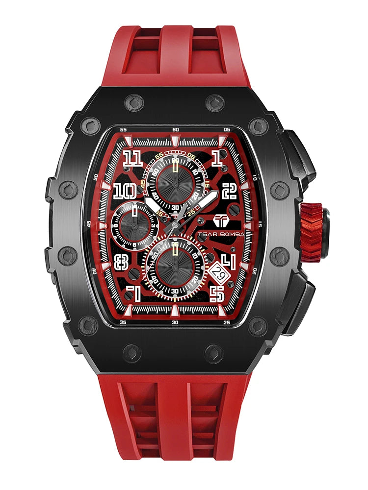 Tsar Bomba Red Sapphire Chronograph Watch