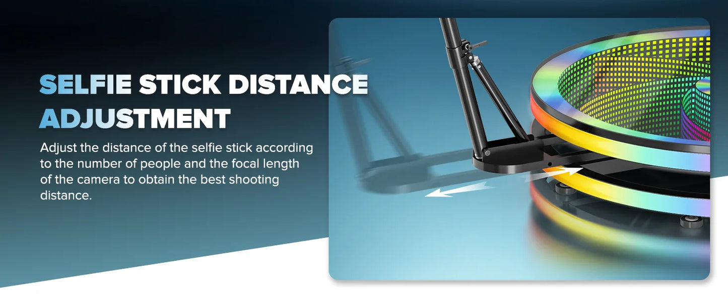 Lizard Vigilante: 360° Chaos Cam Rig – RGB Jet-Spin Ring Light Booth (Party Destruction Machine V1) - Premium photobooth from dsers - Just $2438.99! Shop now at Lizard Vigilante