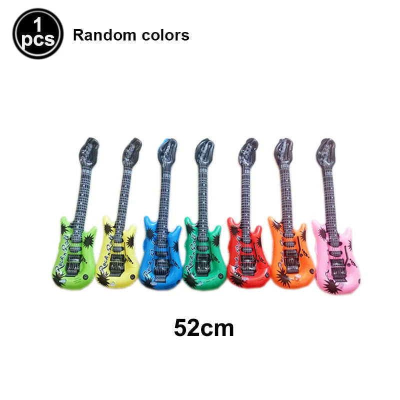 35inch Inflatable Guitar Inflatable Rock 'N Roll Electric Guitar for 80s 90s Themed Party Adults Kids Music Birthday Party - Premium balloon from Lizard Vigilante - Just $8.98! Shop now at Lizard Vigilante