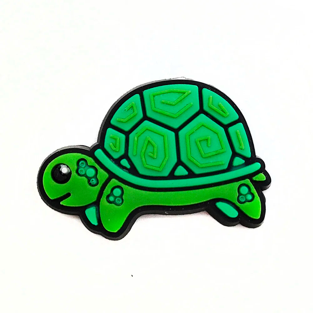 1pcs cartoon snail turtle fish shoe Charms Aceessories for Sandals pins Decorate girls kid Gifts