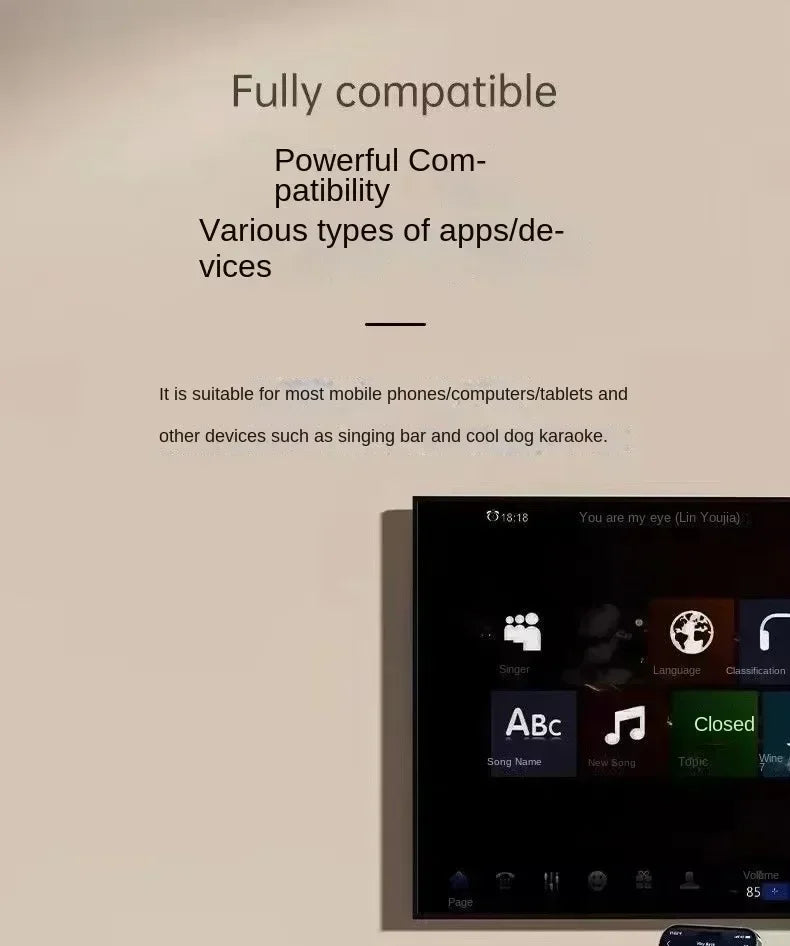 Wireless Bluetooth singing karaoke speaker microphone speaker microphone home family ktv integrated mobile phone handheld