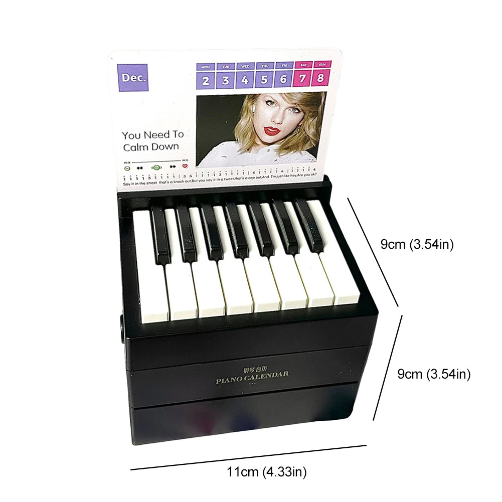 Harmony Haven: Playable Taylor Piano Desk Calendar 2024 - Premium calendar from Lizard Vigilante - Just $63.88! Shop now at Lizard Vigilante