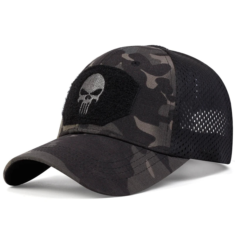 Unisex Skull Embroidered Baseball Cap - Adjustable Casual Sunscreen Hat - Premium Hat from Lizard Vigilante - Just $18.99! Shop now at Lizard Vigilante