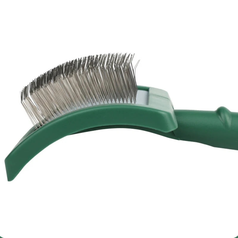 Extra Long Pin Slicker Brush for Dogs & Cats – Premium Grooming Tool for Shedding, Deshedding, and Matted Hair Removal - Premium pet brush from Lizard Vigilante - Just $15.99! Shop now at Lizard Vigilante