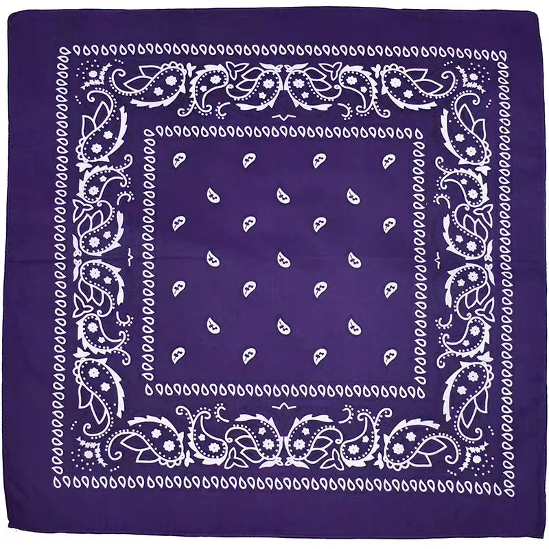 Unisex Cotton Bandana – Men’s & Women’s Paisley Cowboy Biker Headwrap Scarf - Premium Bandana from Lizard Vigilante - Just $2.99! Shop now at Lizard Vigilante