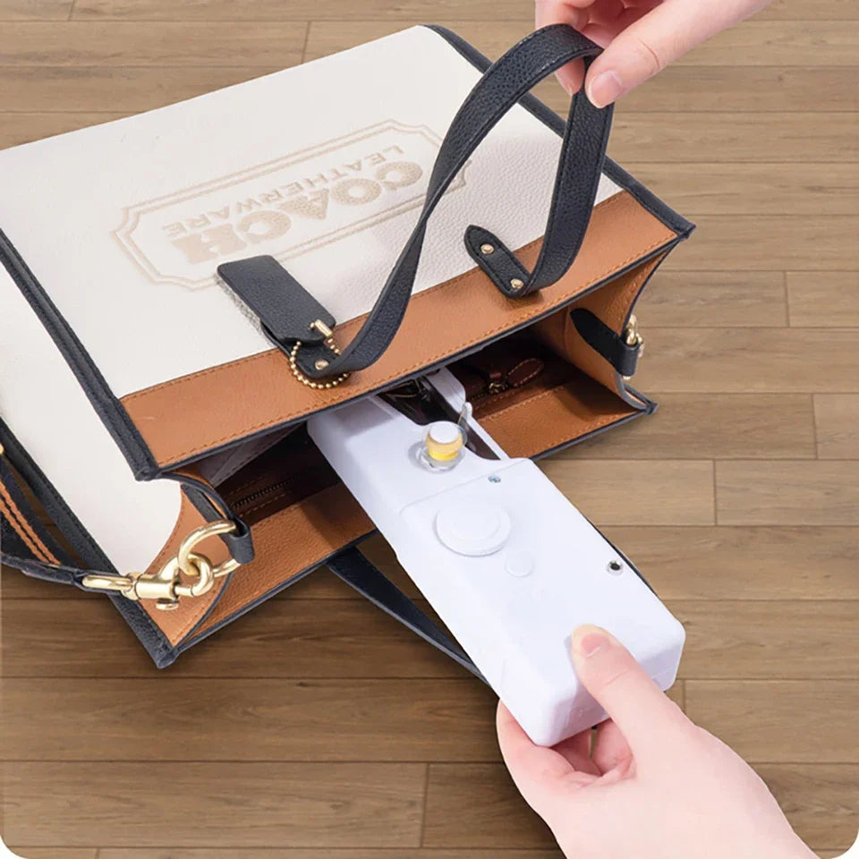 Lizard Vigilante Handheld Mini Sewing Machine – Portable Manual Stitcher for Quick Repairs, Travel & DIY Needlework - Premium sewing machine from dsers - Just $22.22! Shop now at Lizard Vigilante