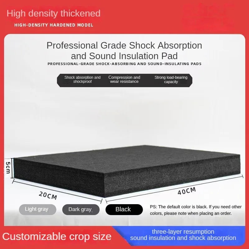 Floor Sound Insulation Shock Pad Indoor Interlayer Sound Insulation Anti-vibration Pad Three Layer Thick Shock-absorbing Sponge