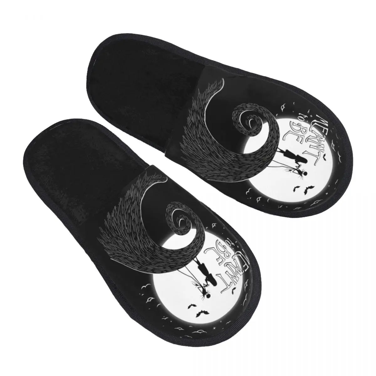 Jack Skellington Memory Foam Slippers – Warm & Fluffy Indoor/Outdoor Halloween Nightmare Shoes - Premium slippers from Lizard Vigilante - Just $23.88! Shop now at Lizard Vigilante