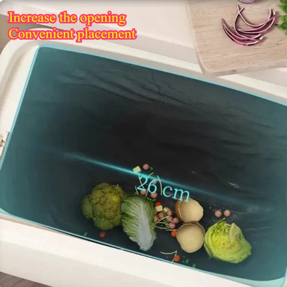 Fashionable Household Garbage Bin Hanging Garbage Bin Large Capacity Square Design Toilet Garbage Bin Convenient Clamshell Cover