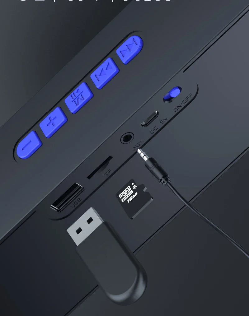 S11 Bluetooth Small Speaker Music Player Stereo USB TF Card Home Outdoor Sports Portable Mobile Phone Car Subwoofer Big Battery