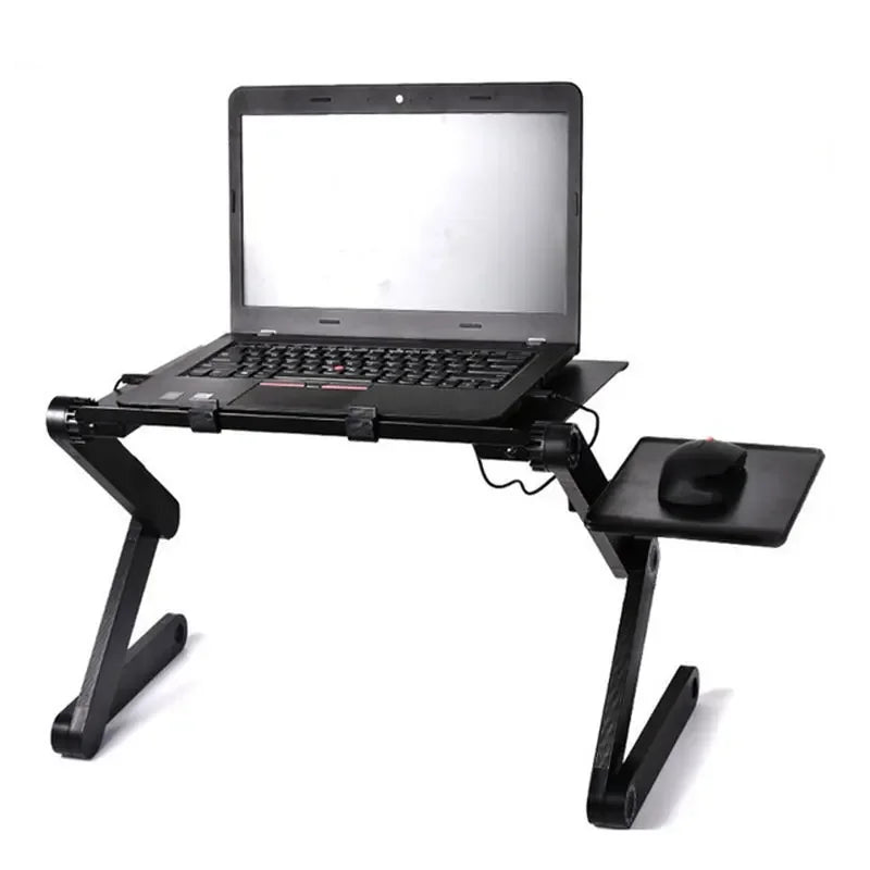 Elice Adjustable & Foldable Laptop Stand – Portable 42x26cm Aluminum Alloy Laptop Desk with Vented Design for Office, Home, & Travel - Premium laptop stand from Lizard Vigilante - Just $58.88! Shop now at Lizard Vigilante