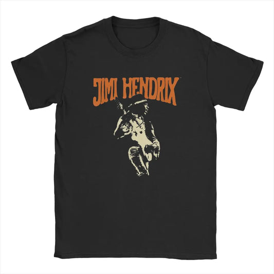 Jimi T-Shirts for Men Hendrix Vintage Best Rock Guitarist Singer Vintage Cotton Guitar Tees Crew Neck Short Sleeve T Shirt Gift Idea - Premium tee shirt from Lizard Vigilante - Just $23.99! Shop now at Lizard Vigilante