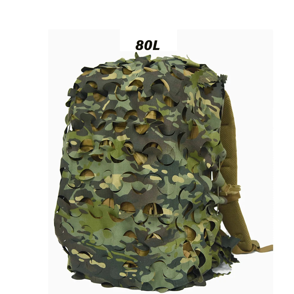 3D Camo Net Backpack Cover - Laser Cut Camouflage for 60L & 80L Packs - Premium backpack cover from Lizard Vigilante - Just $19.99! Shop now at Lizard Vigilante