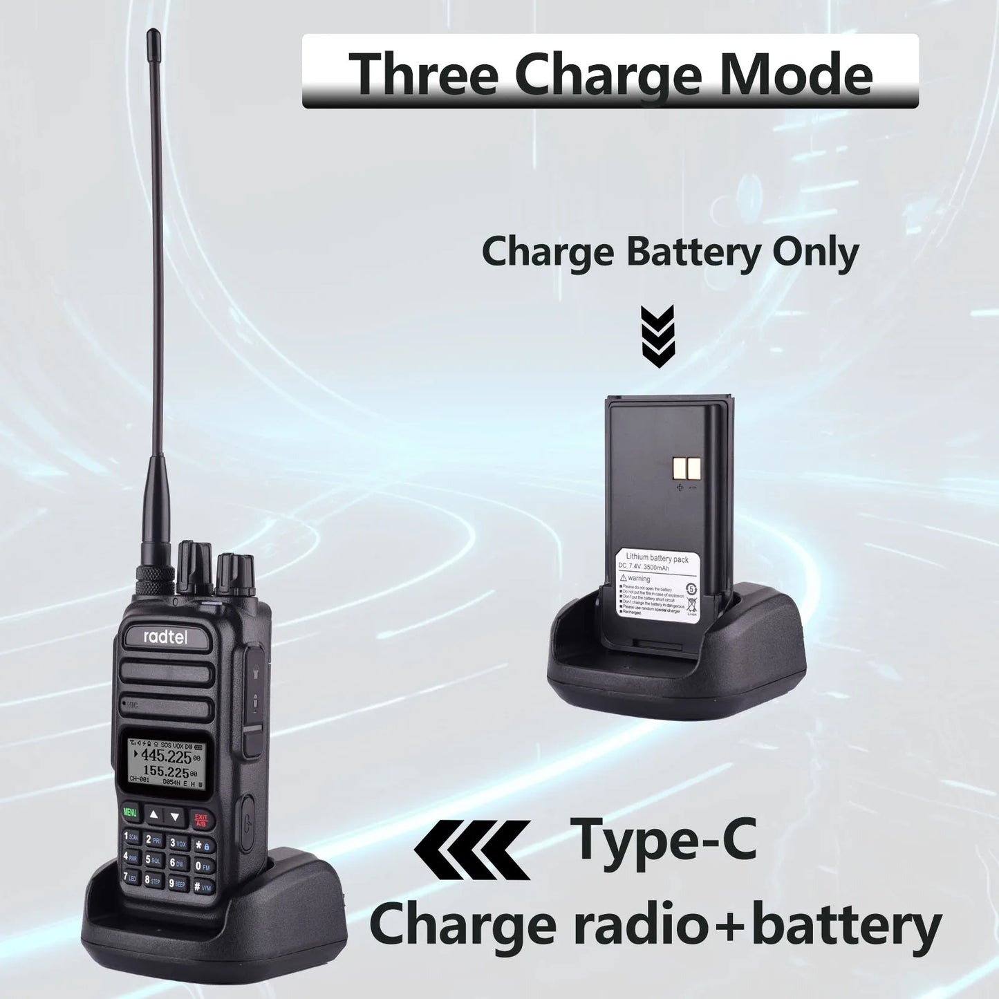 Radtel RT-830 NOAA Weather Channel 6 Bands Amateur Ham Two Way Radio 128CH  Walkie Talkie Air Band Color Police Scanner  Marine - Premium  from Lizard Vigilante - Just $64.79! Shop now at Lizard Vigilante