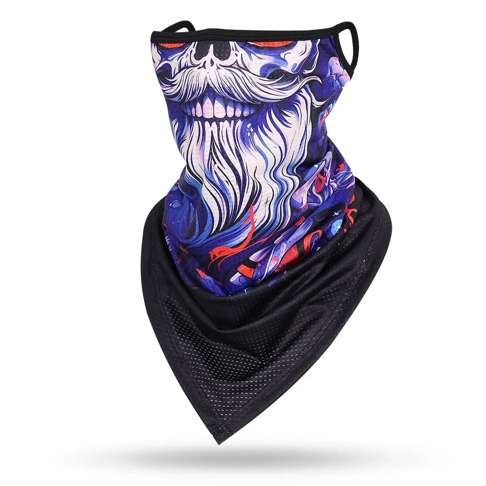 Beard Skull Face Balaclava - Versatile Protective Mask for Men and Women - Premium face mask from Lizard Vigilante - Just $17.99! Shop now at Lizard Vigilante