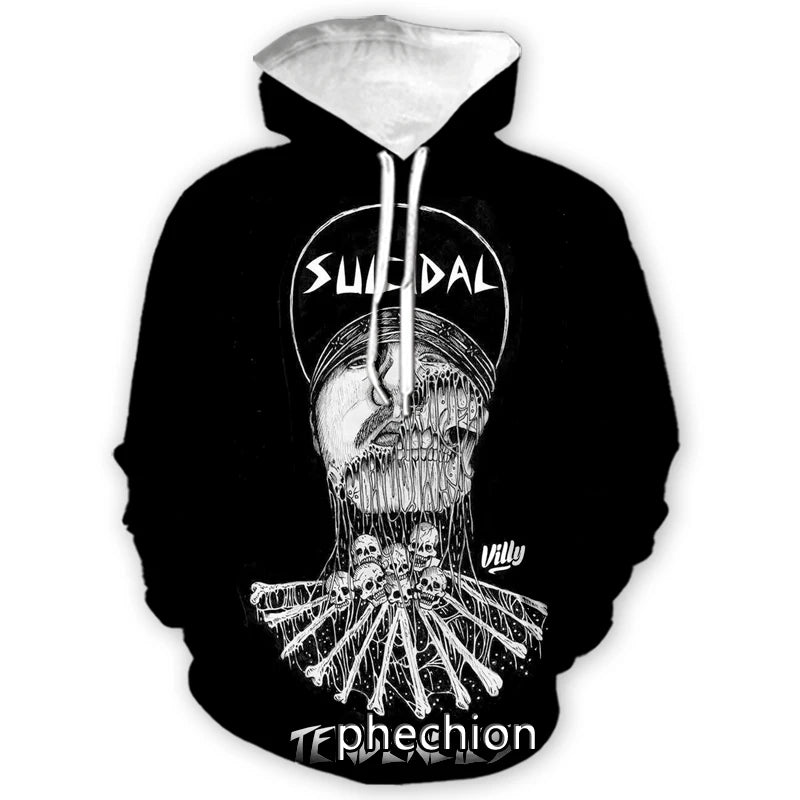 Suicidal Tendencies 3D Print Hoodie – Iconic Streetwear for Men & Women | Loose-Fit, Casual Comfort, All-Season Edge - Premium hoodie from Lizard Vigilante - Just $48.88! Shop now at Lizard Vigilante