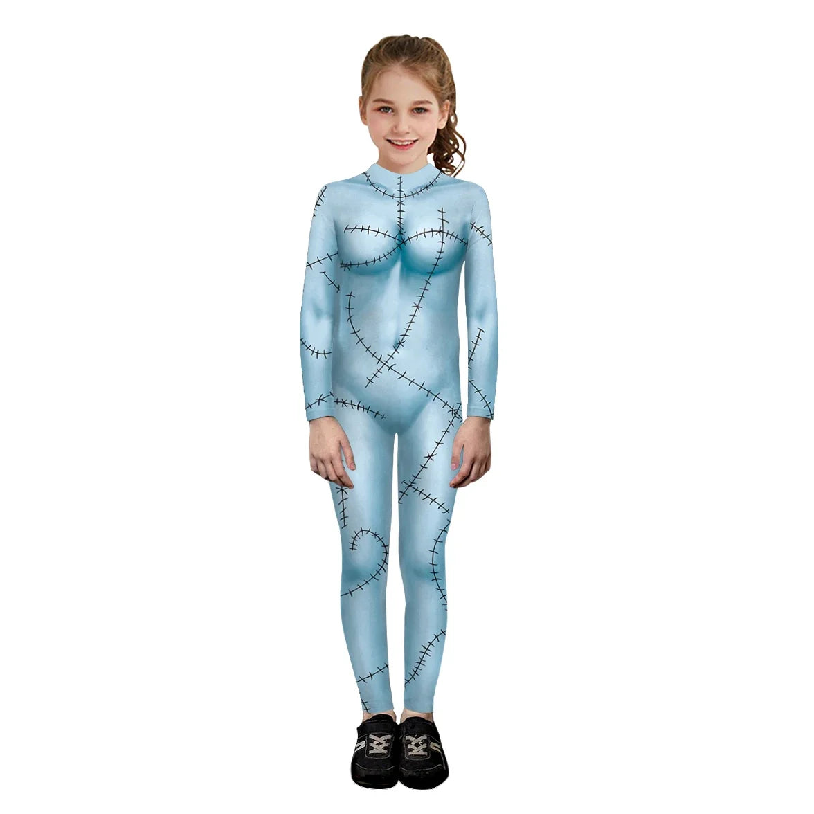 Enchanting Sally Cosplay Costume Set - Perfect for Halloween and Carnival Fun - Premium Cosplay Costumes from Lizard Vigilante - Just $28.88! Shop now at Lizard Vigilante