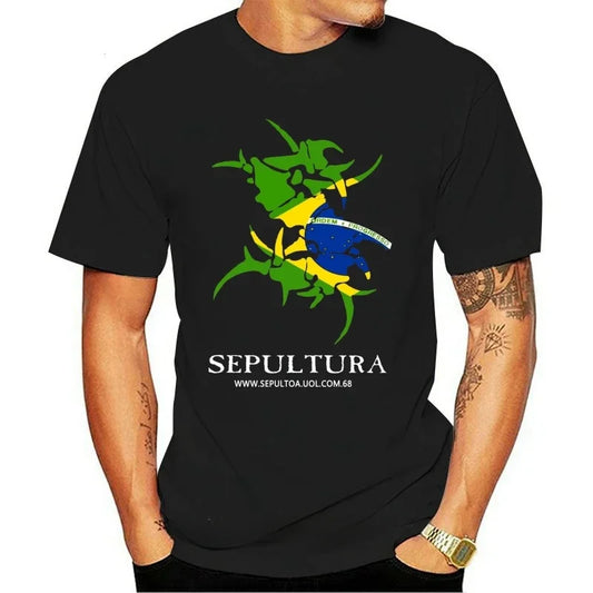 Sepultura Metal Rock Band T-Shirt - Premium t-shirt from Lizard Vigilante - Just $24.39! Shop now at Lizard Vigilante