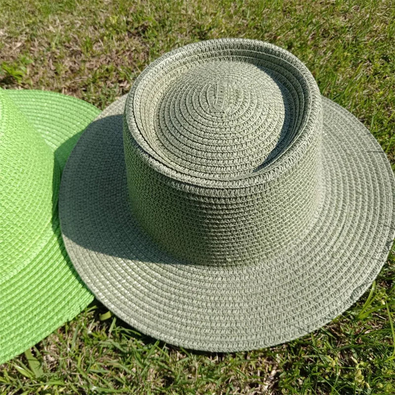 Lizard Vigilante Candy Straw Sun Hat – adjustable raffia summer hat for outlaw beach days & street-side shade