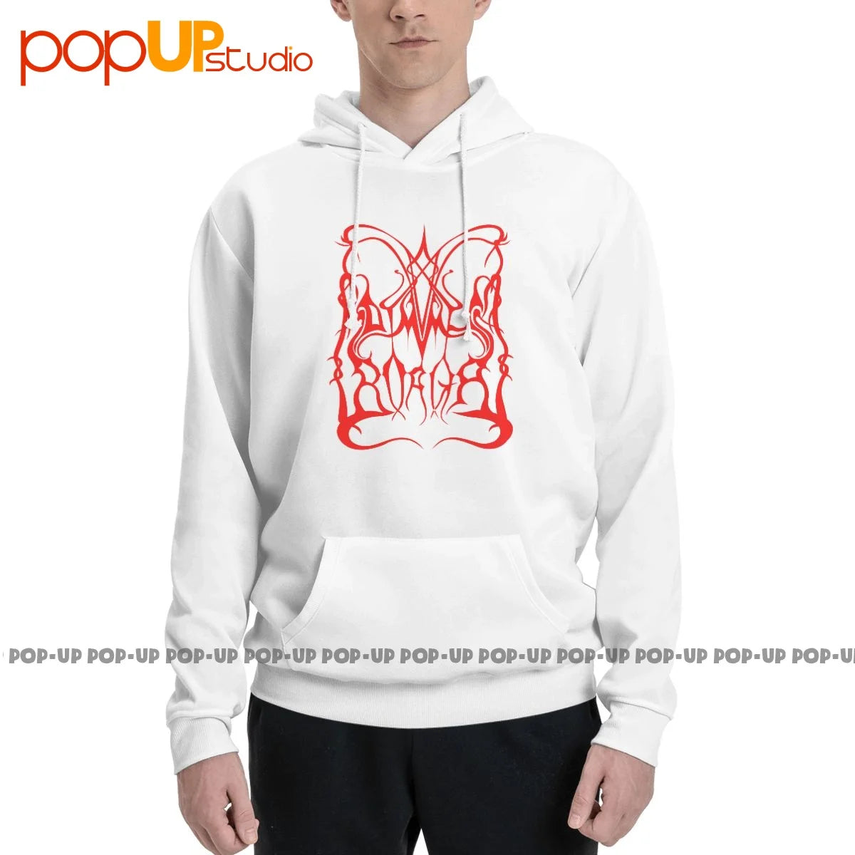 Dimmu Borgir Logo Death Metal Hoodie – Retro Vintage Rock Band Sweatshirt, Casual Hooded Pullover for Fans of Dark Music & Metal Culture - Premium Long-sleeve hoodie from Lizard Vigilante - Just $24.99! Shop now at Lizard Vigilante