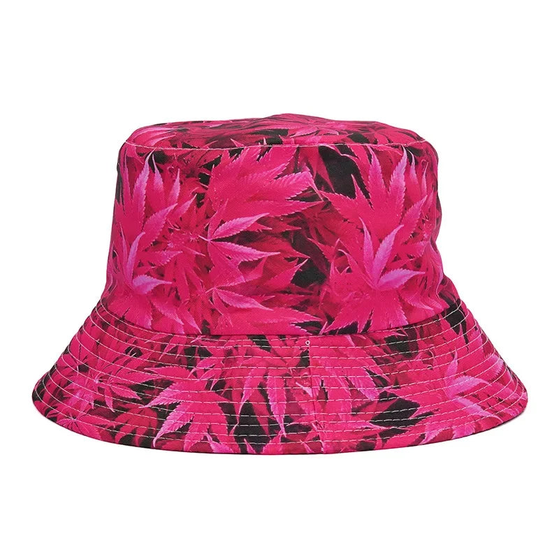 Summer Sun Protection Bucket Hat for Men Women Panama Cap Print Hip Hop Gorros Fishing Fisherman Hat Double Side Wear Fashion - Premium T-Shirts from Lizard Vigilante - Just $7.99! Shop now at Lizard Vigilante