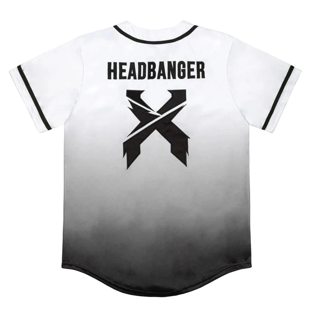 Excision: Unleash the Fury with This Headbanging Baseball Jersey - Premium jersey from Lizard Vigilante - Just $38.88! Shop now at Lizard Vigilante