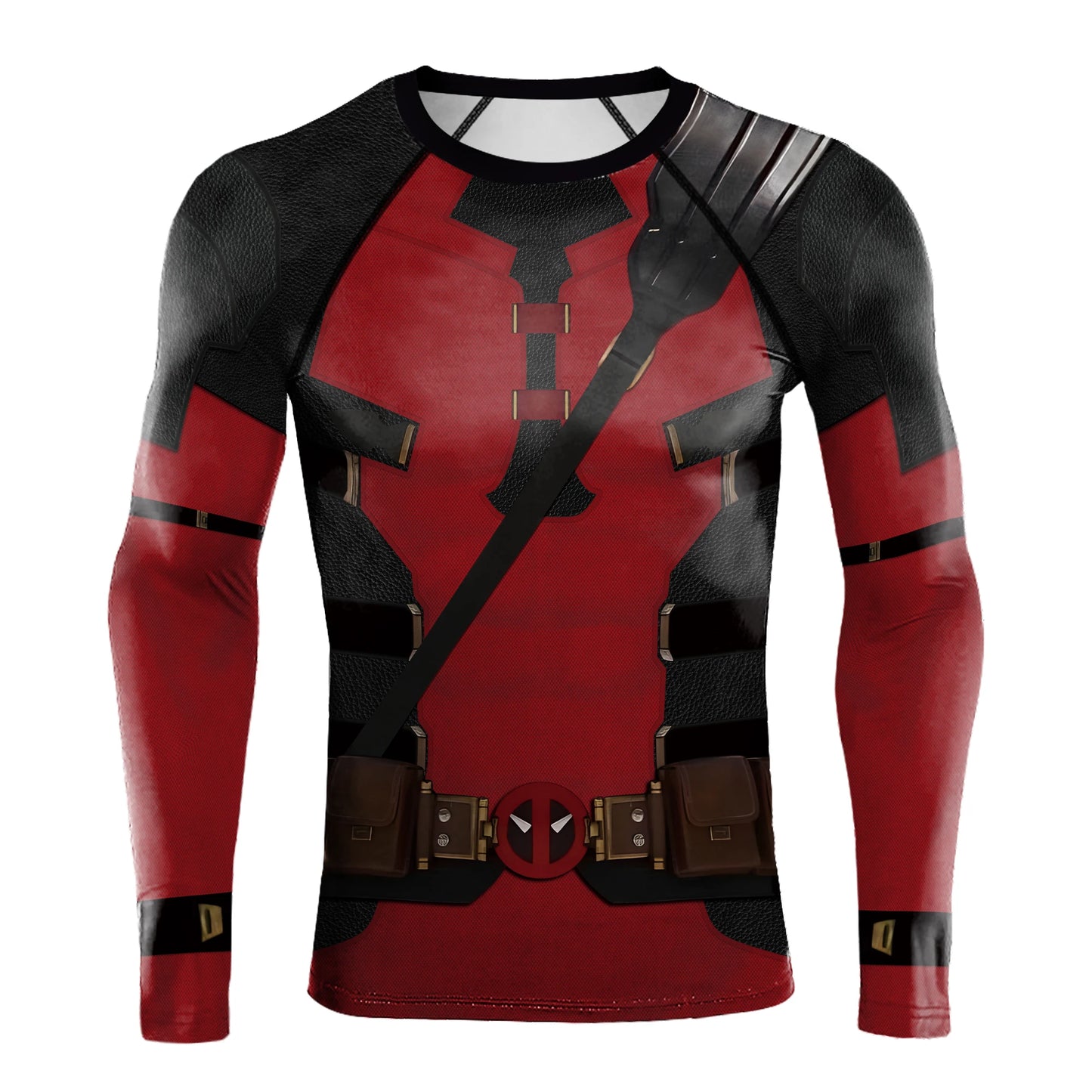 Deadpool Wolverine Cosplay Superhero Printed Vest Comic Compression Workout Bodybuilding Tank Tops - Premium shirt from Lizard Vigilante - Just $23.99! Shop now at Lizard Vigilante