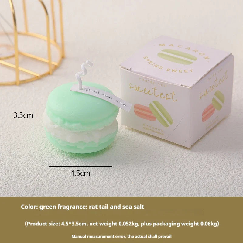 2025 Cute Macaron Creative Styling Aromatherapy Candles Home Fragrance Collection Decoration Ornaments Christmas Birthday Gifts