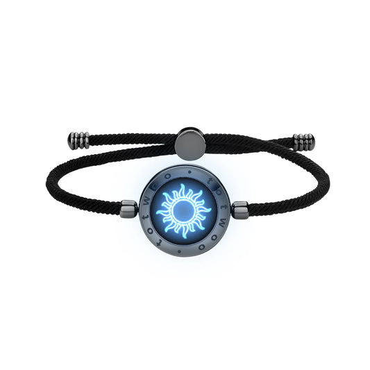 TOTWOO Touch Single Bracelet - Long Distance Touch Bracelet Light up and Vibration Relationship Love Baracelet Smart Jewelry