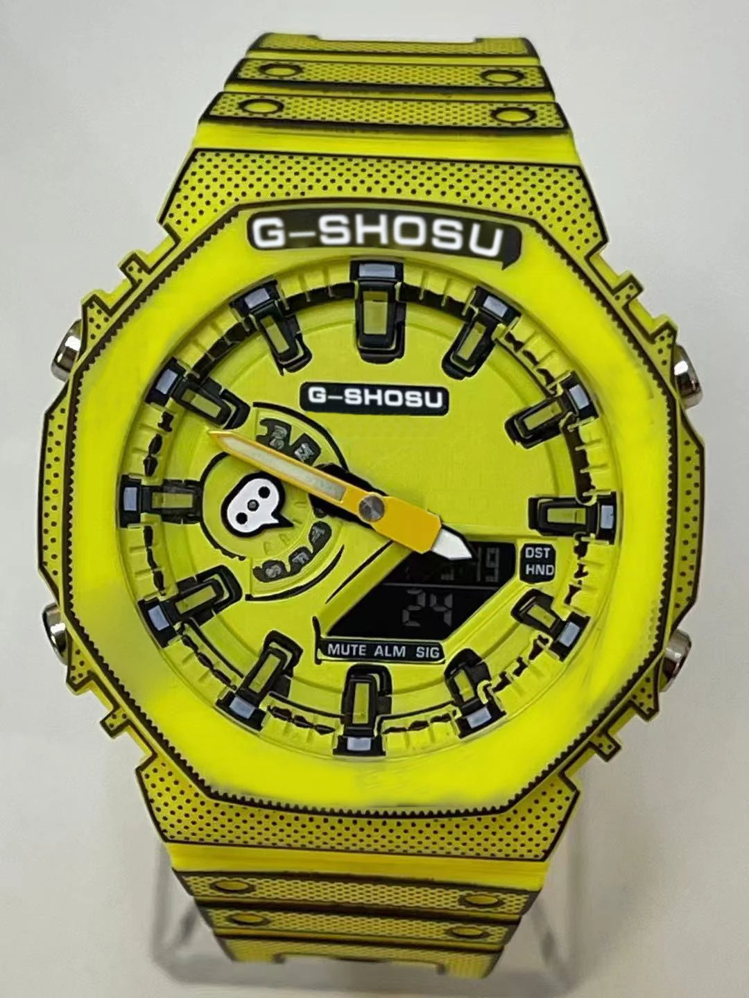 Star Sports Unisex Tactical LED Dual Display Watch With World Time And Rubber Strap