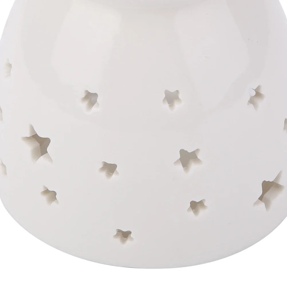 Night Fragrance Lamp Ceramic Essence Oil Furnace Candle Incense Aromatherapy Stove