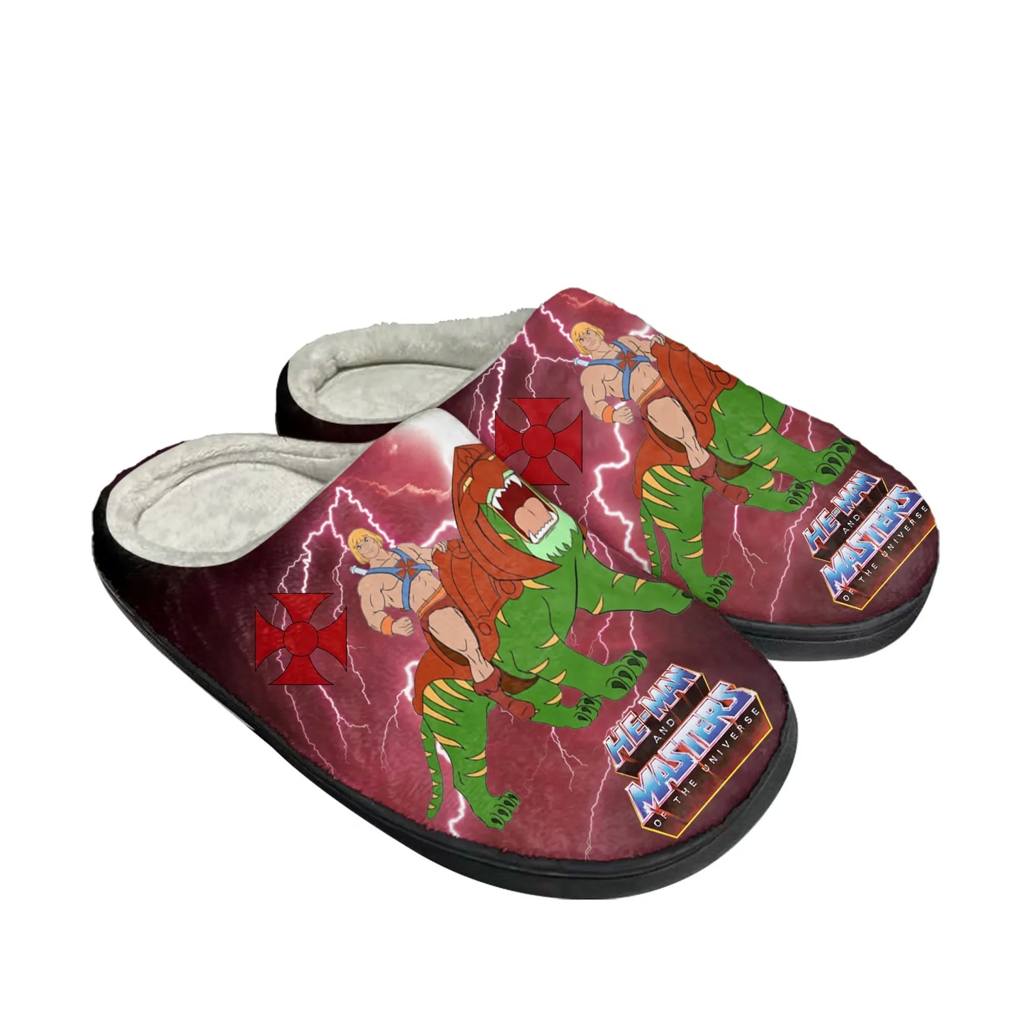 He-Man Masters of The Universe Home Slippers Cotton Mens Womens Sandals Plush Casual Keep Warm Shoes Thermal Slipper - Premium slippers from Lizard Vigilante - Just $29.99! Shop now at Lizard Vigilante