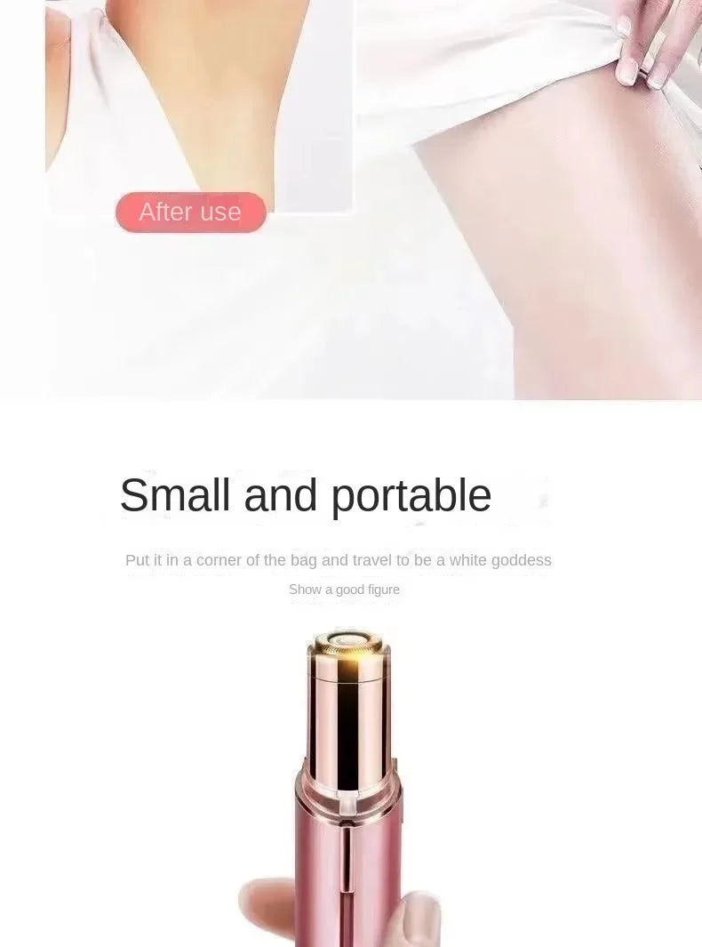 Slay & Slay Again – Lipstick-Sized Electric Epilator for Smooth Criminals (Face, Bikini, Zero Mercy) - Premium Electric Epilator from dsers - Just $17.77! Shop now at Lizard Vigilante