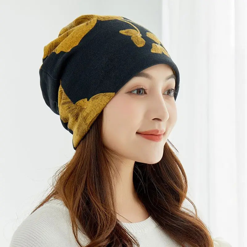 Fashion Double Head Cap Bib Twist Cap Multi-Functional Printed Scarf Cover Cap Neck Cap Face Mask Headscarf Cap C081 - Premium  from Lizard Vigilante - Just $7.99! Shop now at Lizard Vigilante